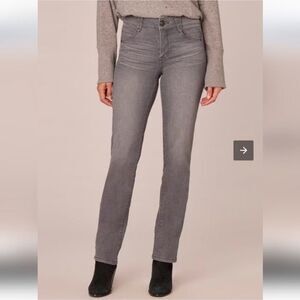 Democracy “Ab-solution” Women's Sz 10 Gray Denim Booty Lift Straight Leg Jeans